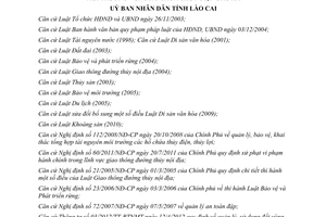 Quyết định 44/2012/QĐ-UBND quản lý bảo vệ khai thác tổng hợp tài nguyên Lào Cai