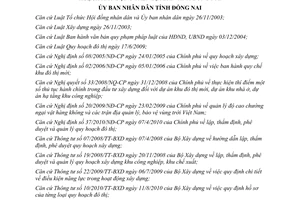 Quyết định 52/2012/QĐ-UBND lập và phê duyệt hồ sơ quy hoạch xây dựng Đồng Nai