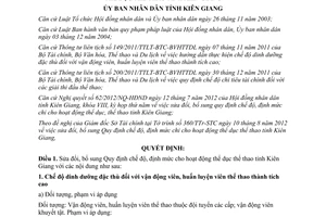 Quyết định 27/2012/QĐ-UBND sửa đổi Quy định chế độ định mức hoạt động thể dục