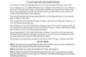 Quyết định 07/2012/QĐ-UBND Quy chế kiểm tra xử lý rà soát hệ thống hóa văn bản