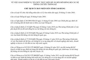 Quyết định 1302/QĐ-UBND đề án đổi mới đồng bộ các hệ thống chỉ tiêu thống kê Cao Bằng 2012