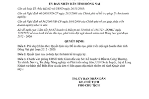 Quyết định 2759/QĐ-UBND năm 2012 phê duyệt Đề án đào tạo phát triển đội ngũ