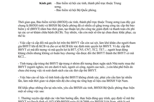 Công văn 4365/BHXH-CST tăng cường quản lý công tác cấp thẻ bảo hiểm y tế