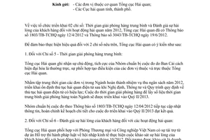 Công văn 5387/TCHQ-VP thực hiện 02 chỉ số tổng quát đánh giá hiệu quả hoạt động