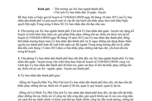 Công văn 5145/UBND-THKH thực hiện Kế hoạch 5100/KH-UBND