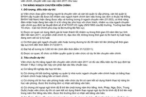 Công văn 4015/BHXH-TCCB lập hồ sơ viên chức dự thi nâng ngạch chuyên viên chính