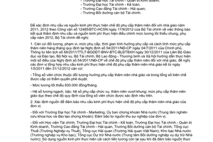 Công văn 13757/BTC-KHTC hướng dẫn xác định nhu cầu nguồn thực hiện chế độ