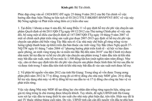 Công văn 3458/BNN-TCLN hướng dẫn thực hiện Thông tư liên tịch 03/2012/TTLT-BKHĐT