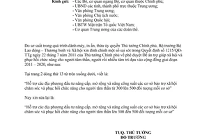 Công văn 1628/TTg-KGVX việc đính chính văn bản