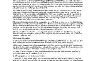 Công văn 4791/STC-NSQH thực hiện chính sách khuyến khích dồn điền đổi thửa