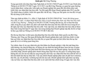 Công văn 5784/TCHQ-GSQL thời điểm nộp Giấy xác nhận khai báo hóa chất