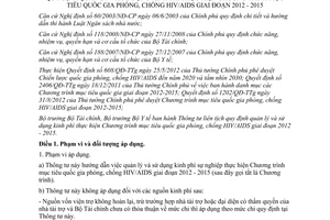 Thông tư liên tịch 163/2012/TTLT-BTC-BYT quản lý và sử dụng kinh phí thực hiện