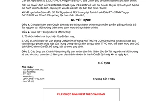 Quyết định 2068/QĐ-UBND năm 2012 công bố bộ thủ tục hành chính