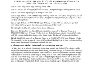 Thông tư 165/2012/TT-BTC sửa đổi Thông tư 226/2010/TT-BTC quy định chỉ tiêu