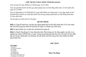 Quyết định 2101/QĐ-UBND năm 2012 công bố danh mục văn bản quy phạm pháp luật