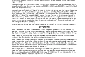 Quyết định 43/2012/QĐ-UBND Quy chế công nhận danh hiệu Gia đình văn hóa