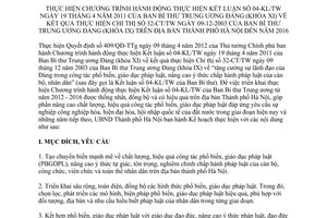 Kế hoạch 127/KH-UBND 2012  thực hiện Kết luận 04-KL/TW Hà Nội