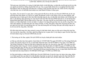 Chỉ thị 22/CT-UBND 2012 kỷ luật hành chính nâng cao hiệu quả sử dụng thời gian làm việc