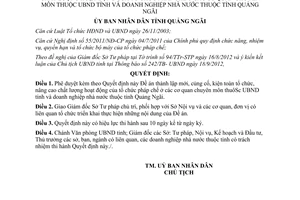 Quyết định 34/2012/QĐ-UBND Đề án thành lập mới củng cố kiện toàn tổ chức