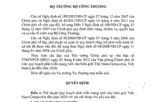 Quyết định 6077/QĐ-BCT năm 2012 phê duyệt Quy hoạch phát triển mạng lưới chợ