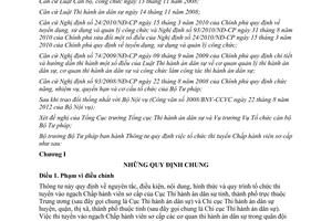 Thông tư 10/2012/TT-BTP quy định tổ chức thi tuyển ngạch Chấp hành viên sơ cấp