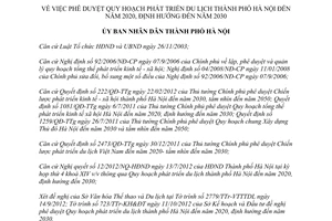 Quyết định 4597/QĐ-UBND năm 2012 phê duyệt Quy hoạch phát triển du lịch
