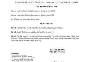 Quyết định 1549/QĐ-TTg năm 2012 Kế hoạch triển khai thi hành Luật giám định