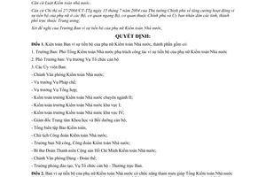 Quyết định 1683/QĐ-KTNN năm 2012 kiện toàn Ban vì sự tiến bộ của phụ nữ