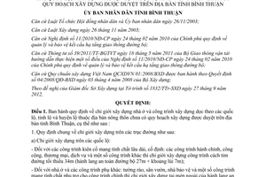 Quyết định 43/2012/QĐ-UBND quy định chỉ giới xây dựng nhà ở công trình xây dựng