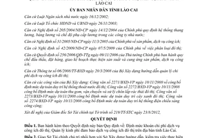 Quyết định 48/2012/QĐ-UBND năm 2012 Định mức khoán chi phí dịch vụ công ích