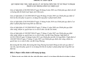 Thông tư 160/2012/TT-BTC quy định việc thu nộp quản lý sử dụng tiền thu