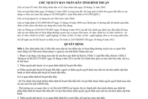 Quyết định 1937/QĐ-UBND năm 2012 quy định phân cấp đấu thầu mua sắm tài sản