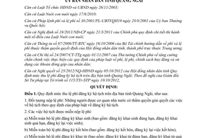 Quyết định 36/2012/QĐ-UBND quy định mức thu lệ phí đăng ký hộ tịch trên địa bàn