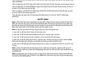 Quyết định 40/2012/QĐ-UBND Quy định giá nhà xây dựng mới