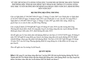 Quyết định 6472/QĐ-BCT năm 2012 bổ sung cửa hàng xăng dầu tại km 989+00