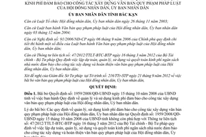 Quyết định số 1589/QĐ-UBND năm 2012 bãi bỏ 1959/2008/QĐ-UBND Bắc Kạn