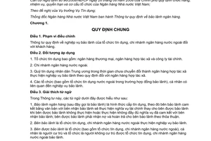 Thông tư 28/2012/TT-NHNN quy định bảo lãnh ngân hàng