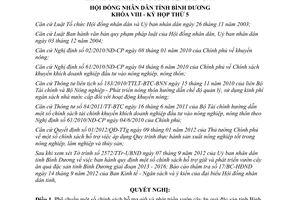 Nghị quyết 19/2012/NQ-HĐND8 chính sách hỗ trợ giữ phát triển vườn cây ăn quả