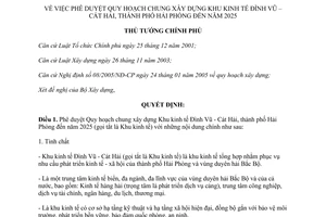 Quyết định 1438/QĐ-TTg năm 2012 phê duyệt Quy hoạch chung xây dựng Khu kinh tế