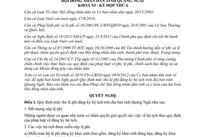 Nghị quyết 25/2012/NQ-HĐND quy định mức thu lệ phí đăng ký hộ tịch trên địa bàn