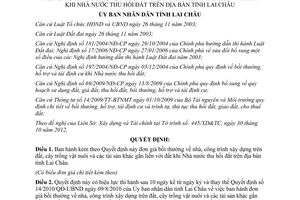 Quyết định 36/2012/QĐ-UBND đơn giá bồi thường nhà công trình xây dựng