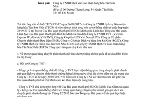 Công văn 6190/TCHQ-GSQL thông quan hàng CPN tại địa điểm kiểm tra tập trung