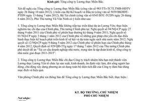 Công văn 9578/VPCP-KTN thực hiện dự án Lương Yên