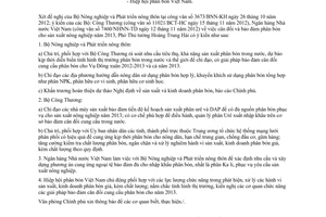 Công văn 9704/VPCP-KTTH cân đối và bảo đảm phân bón cho sản xuất nông nghiệp