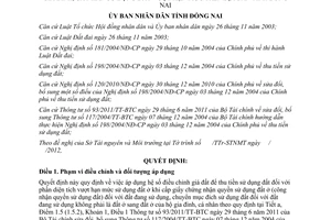 Quyết định 70/2012/QĐ-UBND hệ số điều chỉnh giá đất để thu tiền sử dụng đất ở