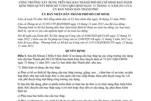 Quyết định 53/2012/QĐ-UBND sửa đổi Khoản 2 Điều 4 Quy định sử dụng cần trục tháp
