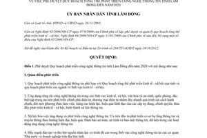 Quyết định 2458/QĐ-UBND năm 2012 phê duyệt Quy hoạch phát triển công nghệ