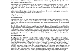 Kế hoạch 166/KH-UBND phát triển kinh tế xã hội vùng đồng bào dân tộc miền núi