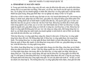 Nghị quyết 20-NQ/TW 2012 phát triển khoa học và công nghệ phục vụ sự nghiệp công nghiệp hoá