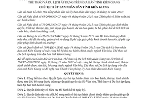 Quyết định 2309/QĐ-UBND năm 2012 công bố thủ tục hành chính thuộc thẩm quyền